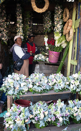 Antananarivo  Flower market