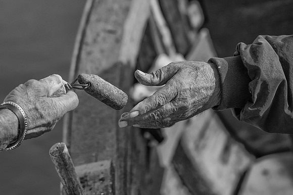 fishermen passing weight bw