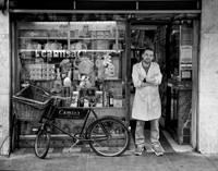 Camisa and son Old Compton Street BW