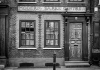 Modern saree centre BW