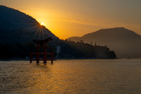 Miyajima torii sunset
