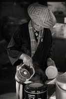 Tsumago tea shop BW.tif