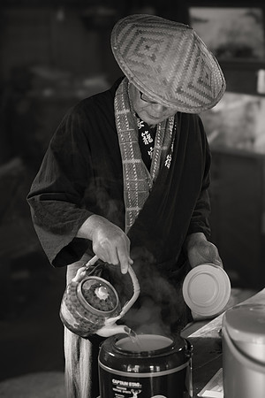 Tsumago tea shop BW.tif
