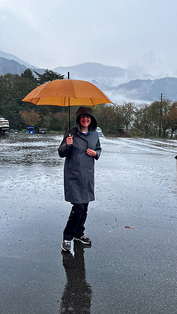 Shirawakago Jenni rain umbrella