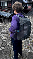 Tsumago hike Jenni rucksack