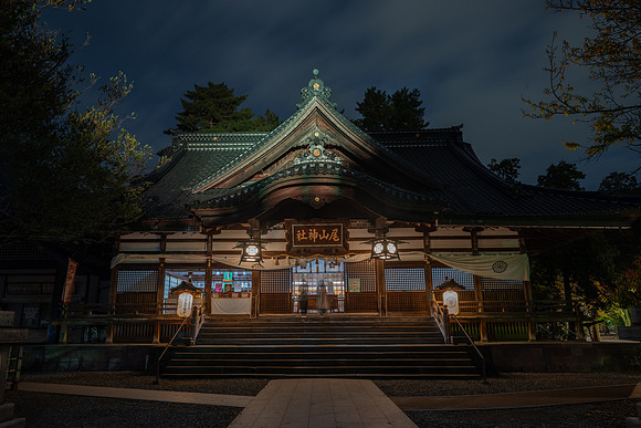 Kanazawa temple night