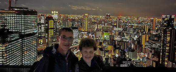 Osaka tower night jenni Gary