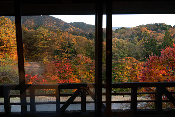 Tsumago ryokan room view