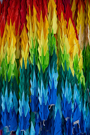 Hiroshima 1000 origami cranes