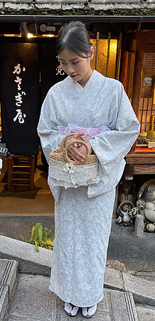 Kyoto kimono basket