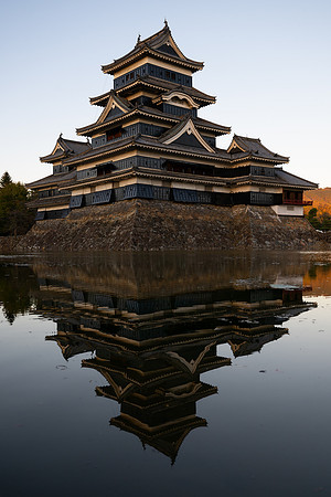 Matsumoto castle reflection 2