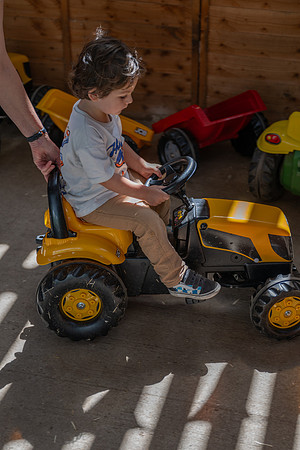 Felix toy tractor
