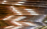 Crossrail street entrance metal ceiling