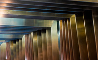 Crossrail street entrance metal ceiling 2