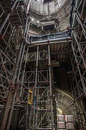 Crossrail Finsbury Circus access shaft