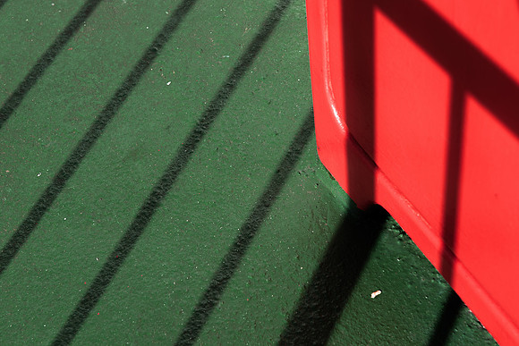 Mallaig ferry red and green 6