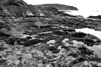Eigg shore BW  2