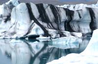 iceland jokulsarlon stripes