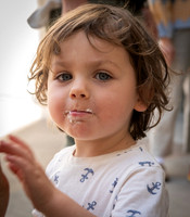 Felix 2nd birthday cake face