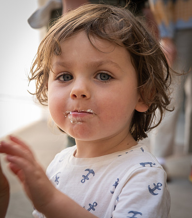 Felix 2nd birthday cake face