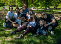 Family group in Prospect Park