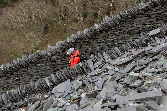 Llanberis orange jacket