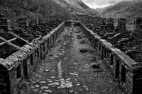 Llanberis Dinorweg mine barracks BW 2