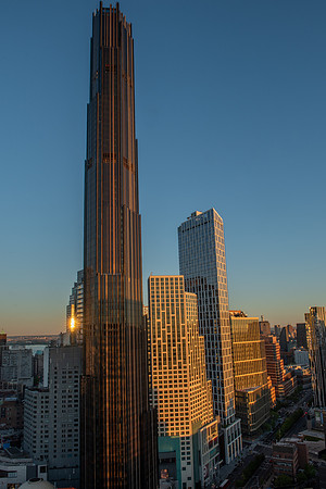 Brooklyn tower sunrise