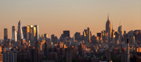 Manhattan skyline at dawn