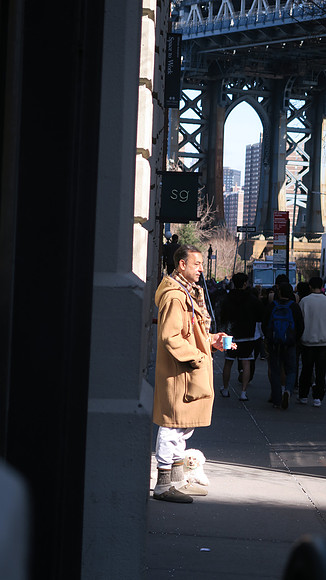 Dumbo man in shadows