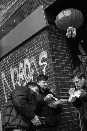 Berwick Steet Market food 2 BW