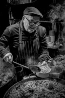 Berwick Street Market food 3 BW