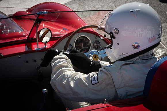 Goodwood Ferrari driver
