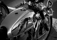 Goodwood BSA motorbike bw