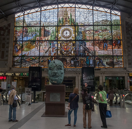 Bilbao station window