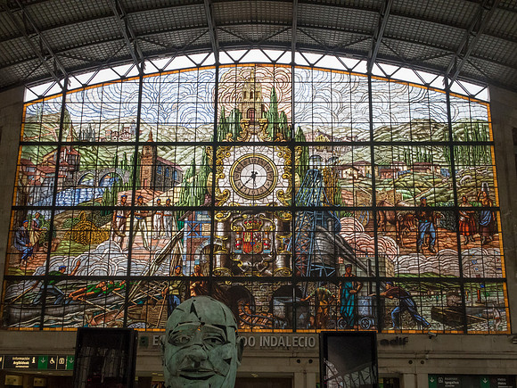 Bilbao station window