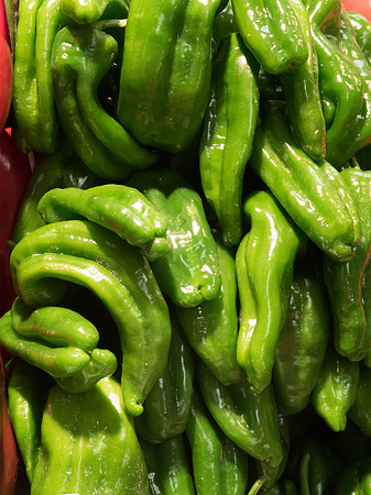 Bilbao market pimentos