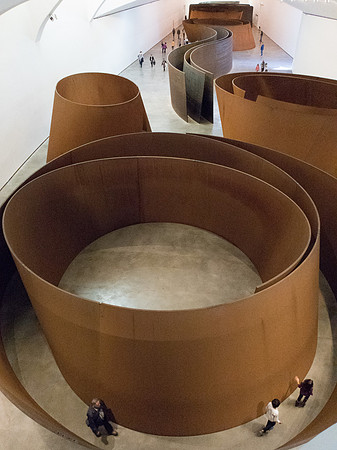 Philip Serra sculpture Guggenheim