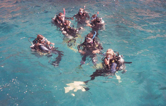 Hillside 1999 dive group