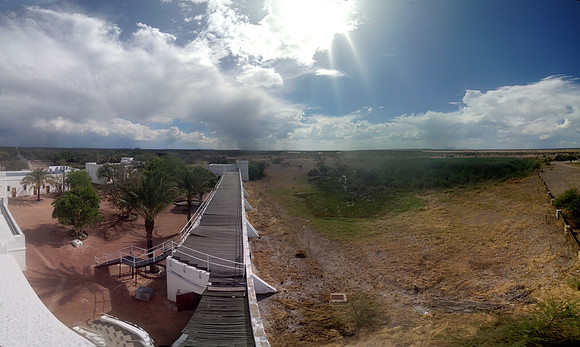 Namatoni fort sun and raincloud
