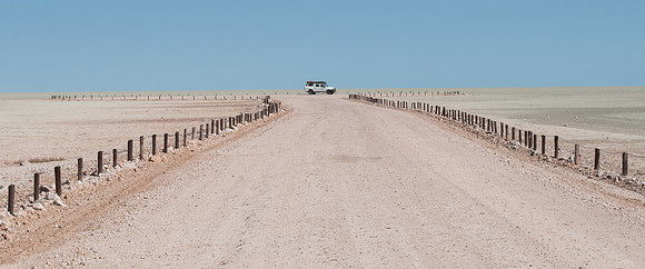 etosha pan vehicle