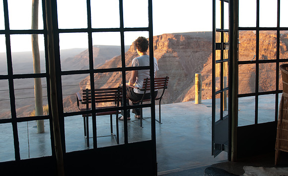 fish river view from room j
