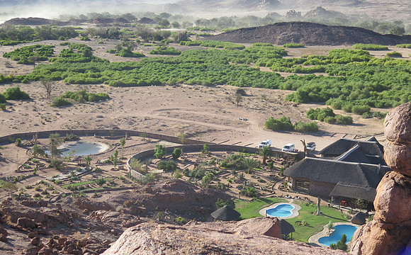 whitelady lodge from above