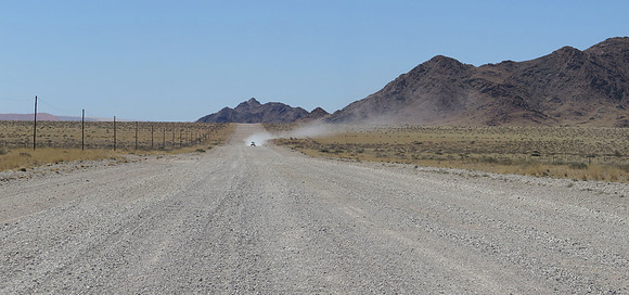typical namibian road