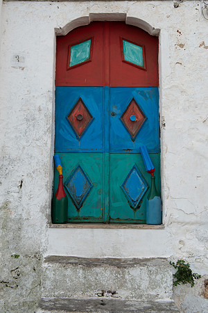 Ostuni coloured door
