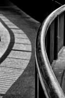 Barbican handrail curve BW
