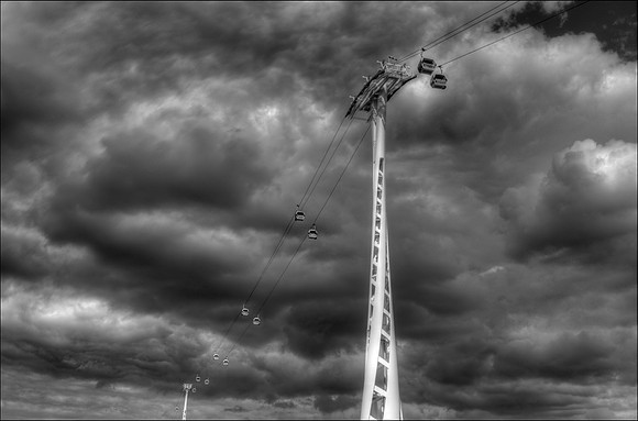Emirates 'Air Line' clouds