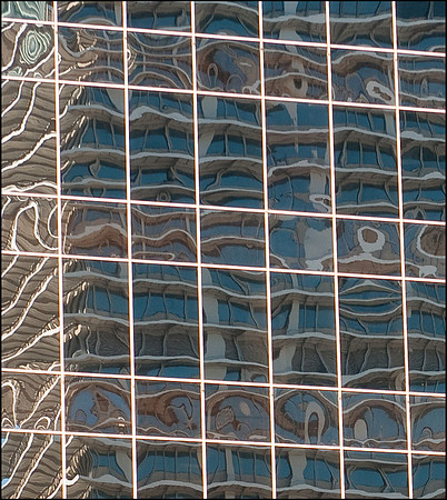 building reflection distortions