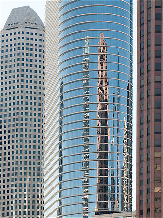 Tower reflections