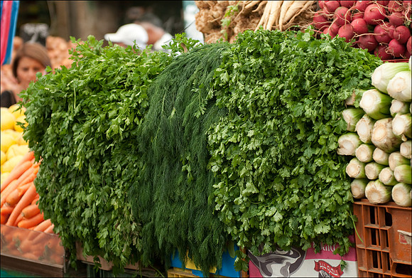 Jerusalem Mahane Market veg